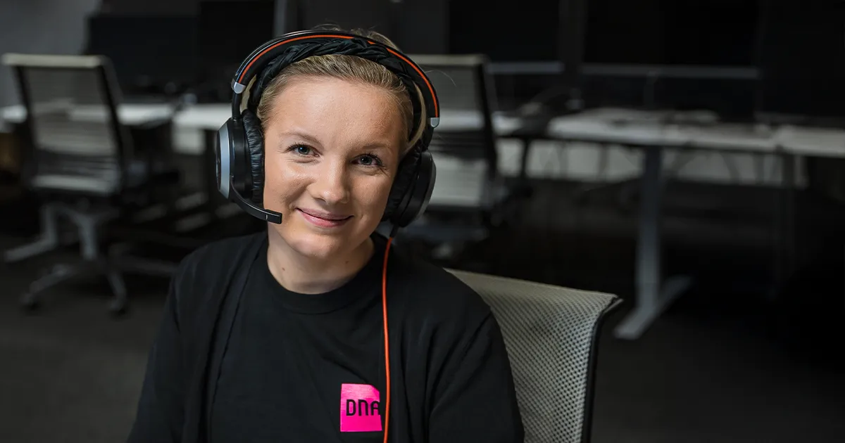DNA:n palveinkeskuksissa työskentelee myynnin huippuammattilaisia.