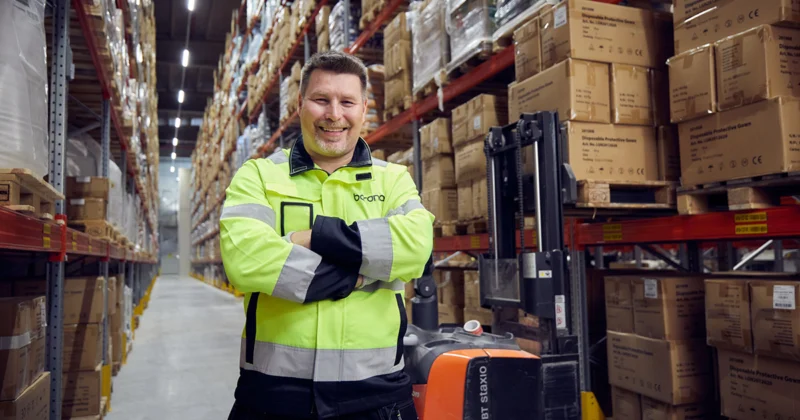Baronan teollisuuslogistiikan ulkoistamisratkaisut.