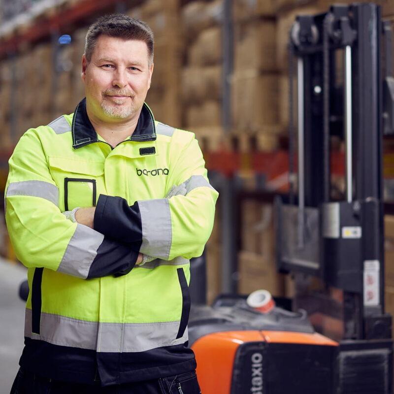 Logistiikan vuokratyöntekijä